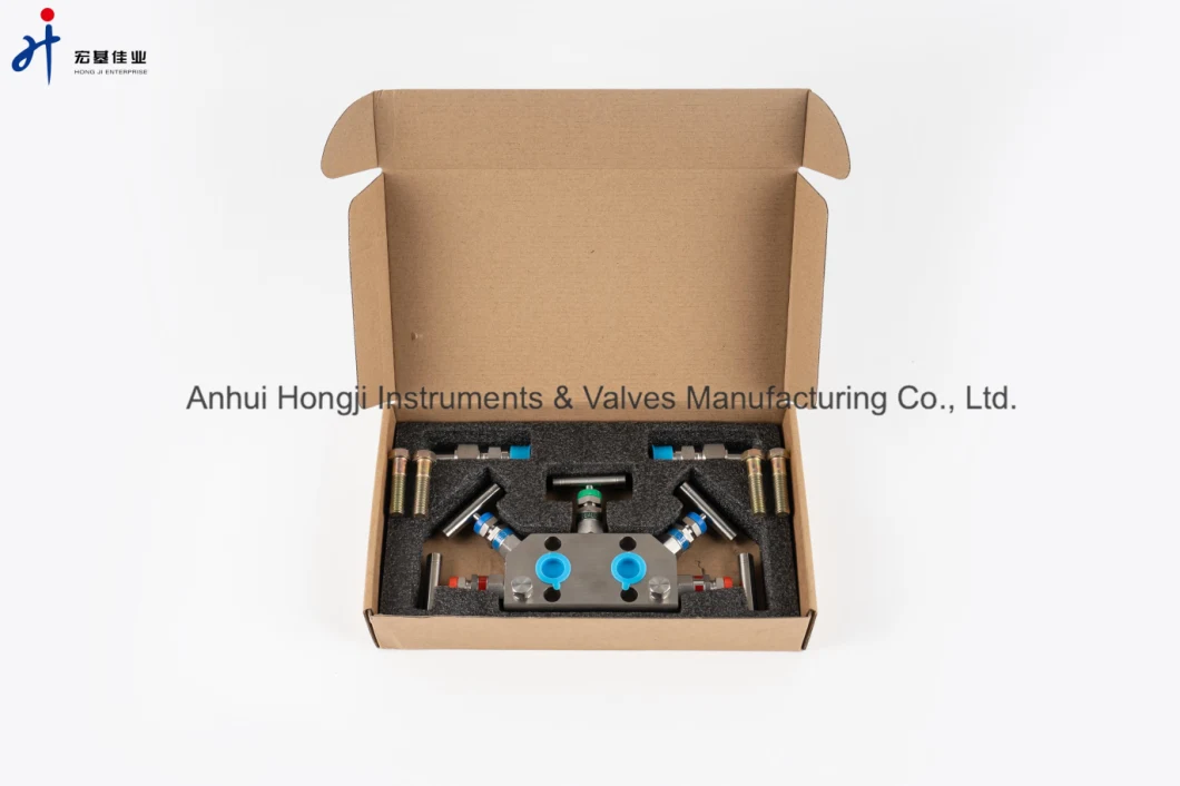 Forging Stainless Steel Rosemount Type 5-Valve Manifolds 6000psi for Differential Pressure Transmitter