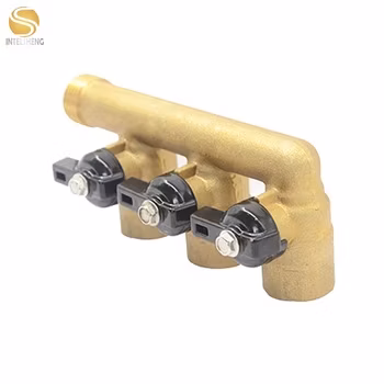 Распределитель выпускного клапана латунный, 2-ходовой