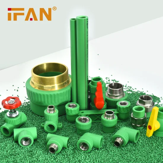 Ifan Hot Sell Pn12.5-Pn25 Соединители труб, индивидуальные пластиковые трубы PPR и фитинги