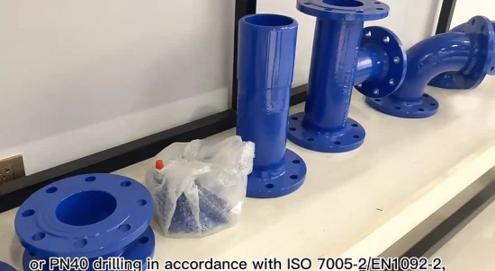 Syi ISO 2531 En 545 En598 Awwa C110 фланцевые фитинги из ковкого чугуна для водопроводных труб