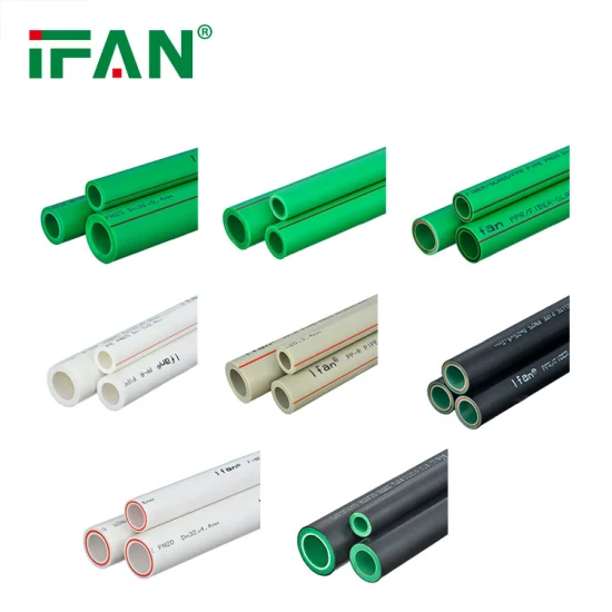 Ifan Piping Systems Высокое давление PN25 Зеленая труба из чистого пластика PPR 20-160 мм